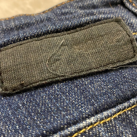 Dark wash low rise Grane Jean, size 3, wide boot cut - Picture 3 of 8